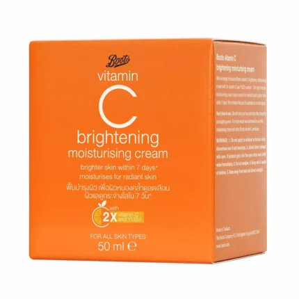Boots Vitamin C Brightening Moisturising Cream 50ml