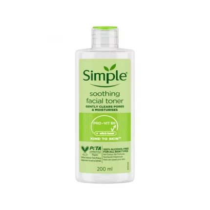 Simple Kind To Skin Soothing Facial Toner 200ml