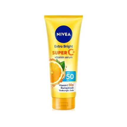 Nivea Extra Bright Super C+ Vitamin Body Serum Sunscreen 180ml