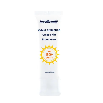 Heedbeauty Velvet Collection Clear Skin Sunscreen Spf 50+++ 40ml