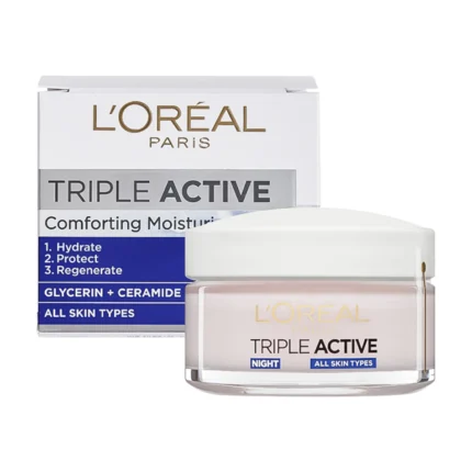 L'oreal Triple Active 24Hr Comforting Moisturizer Night Cream 50ml