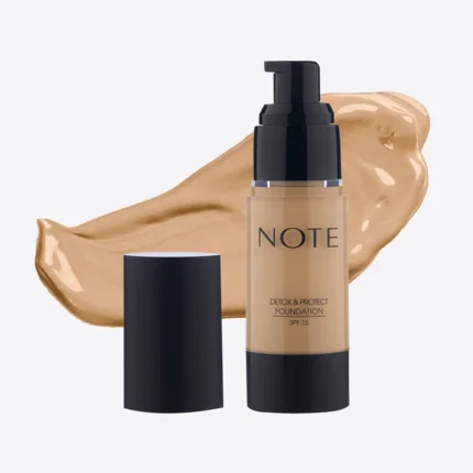 Note Detox And Protect Foundation 05 Pump Honey Beige