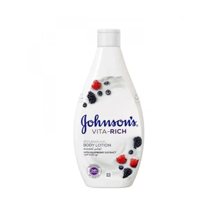 Johnson's Vita Rich Replenishing Body Lotion with Raspberry Extract 400ml