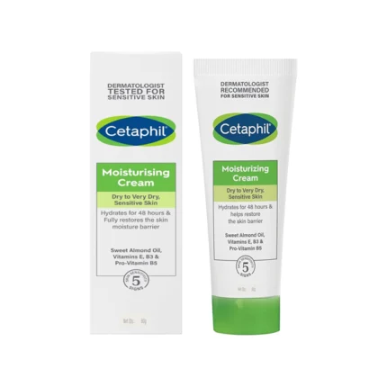 Cetaphil Moisturising Cream for Dry to Very dry and Sensitive Skin 80g