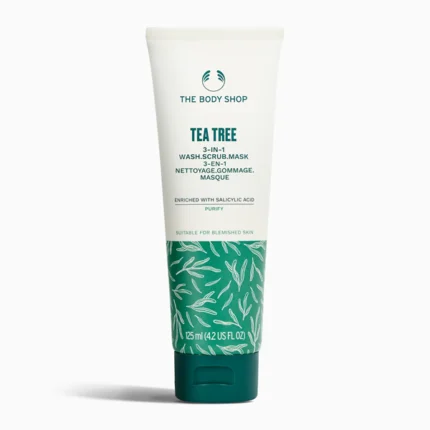 The Body Shop Tea Tree 3 in 1 Wash Scrub Mask 125ml