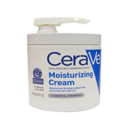 Cerave Moisturizing Cream With Pump For Normal To Dry Skin 539g