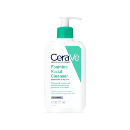 Cerave Foaming Facial Cleanser for Normal To Oily Skin 237ml
