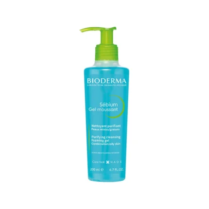 Bioderma sebium gel moussant Purifying Foaming Gel 200ml