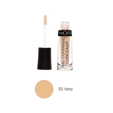 Note Full Coverage Liquid Concealer 01 Ivory