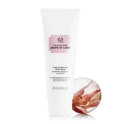 The Body Shop Drops Of Light Pure Clarifying Foam Wash 125ml