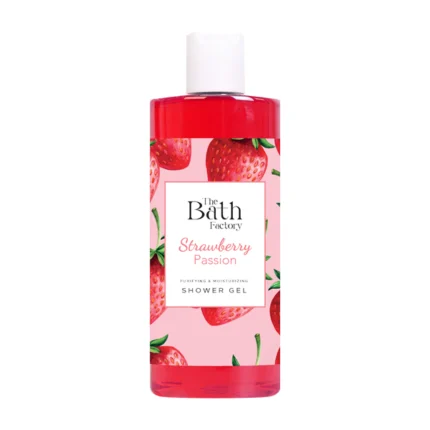 The Bath Factory Strawberry Flavored Shower Gel 400ml