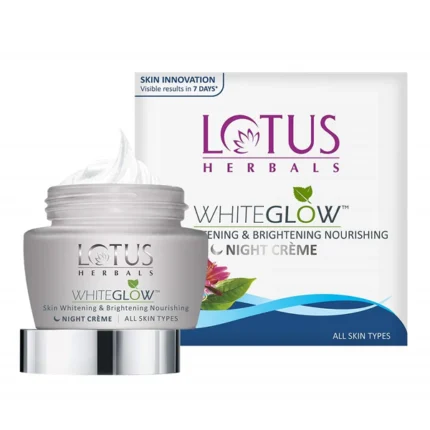 Lotus Herbals WhiteGlow Skin Whitening And Brightening Nourishing Night Crème 60ml