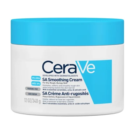 CeraVe SA Smoothing Cream for Dry Rough Bumpy Skin 340g