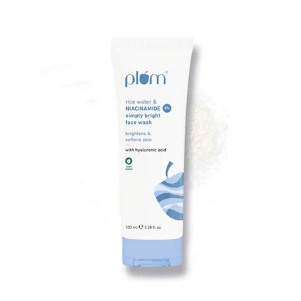 Plum 2% Niacinamide & Rice Water Simply Bright Face Wash 100ml