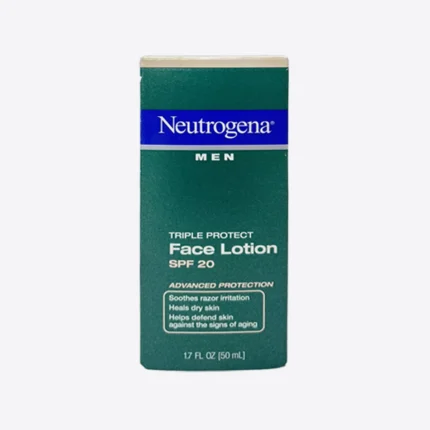 Neutrogena men triple protect face lotion spf 20 sunscreen 50ml