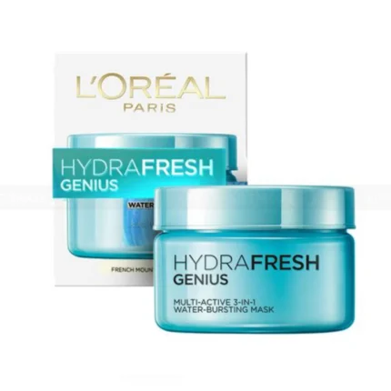 LOreal Hydrafresh Genius Multi-Active 3-in-1 Water Bursting Mask 100ml