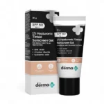 The Derma Co 1% Hyaluronic Tinted Sunscreen Gel 50g