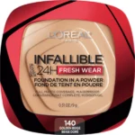 L'Oreal Infallible Fresh Wear 24Hr Powder Foundation 140 Golden Beige