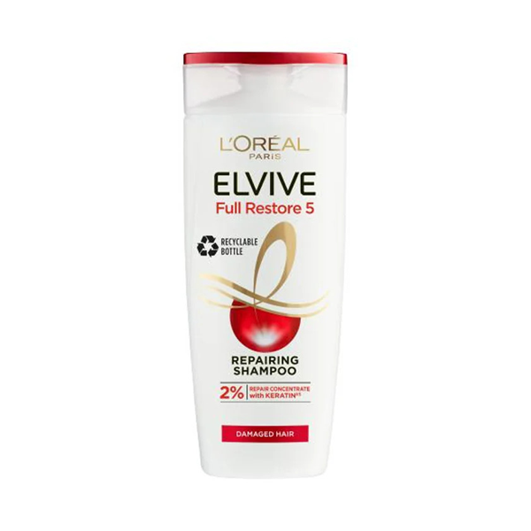 L'Oreal Elvive Full Restore 5 Shampoo 400ml | Authentic | Color World L'Oreal Elvive Full Restore 5 Repairing Shampoo 400ml - Image 1