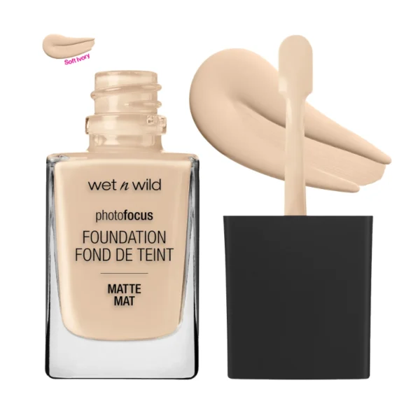 Wet n Wild Photo Focus Matte Foundation - Soft Ivory 30ml