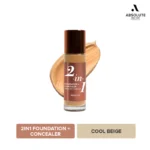 Absolute New York 2-in-1 Foundation + Concealer MFFC04 - Cool Beige 40gm