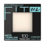 Maybelline Fit Me Matte And Poreless Pressed Powder  100 Translucent 8.5g