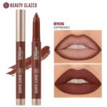 Beauty Glazed Long Stay Automatic Lip Crayon Matte Finish B106 Espresso