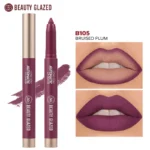Beauty Glazed Long Stay Automatic Lip Crayon Matte Finish B105 Bruised Plum