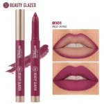Beauty Glazed Long Stay Automatic Lip Crayon Matte Finish B101 Red Wine