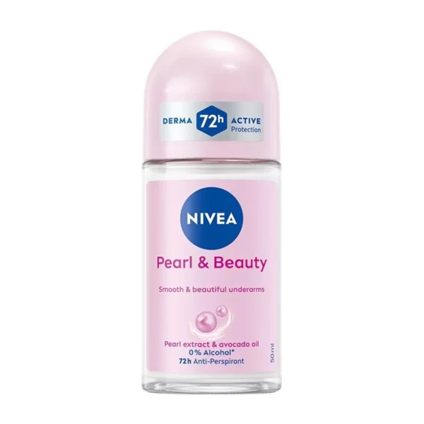 Nivea Pearl & Beauty Antiperspirant Deo Roll On 50ml
