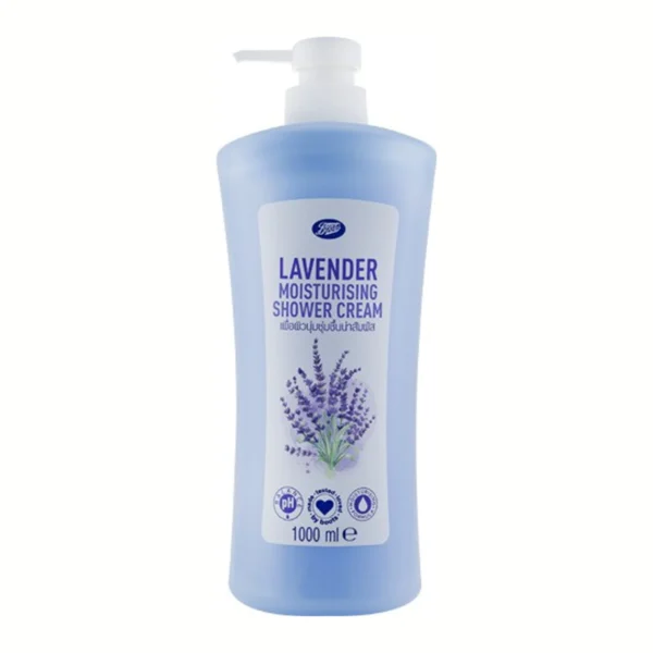 Boots Lavender Moisturing Shower Cream 1000ml