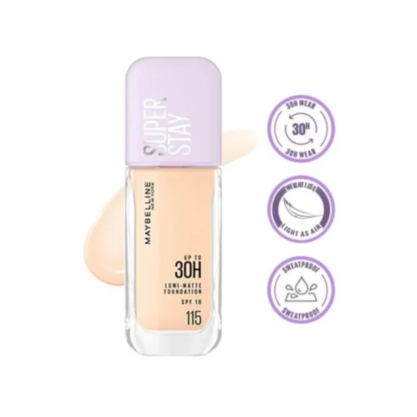 Maybelline Super Stay Lumi-Matte 30h SPF 16 Foundation 115 35ml