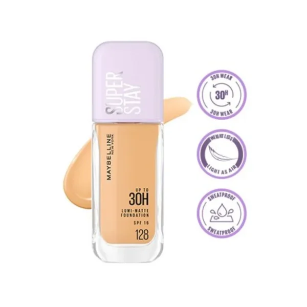 Maybelline Super Stay Lumi-Matte 30h SPF 16 Foundation 128 35ml
