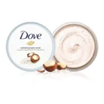 Dove Crushed Macadamia & Rice Milk Scent Exfoliating Body Scrub 225ml