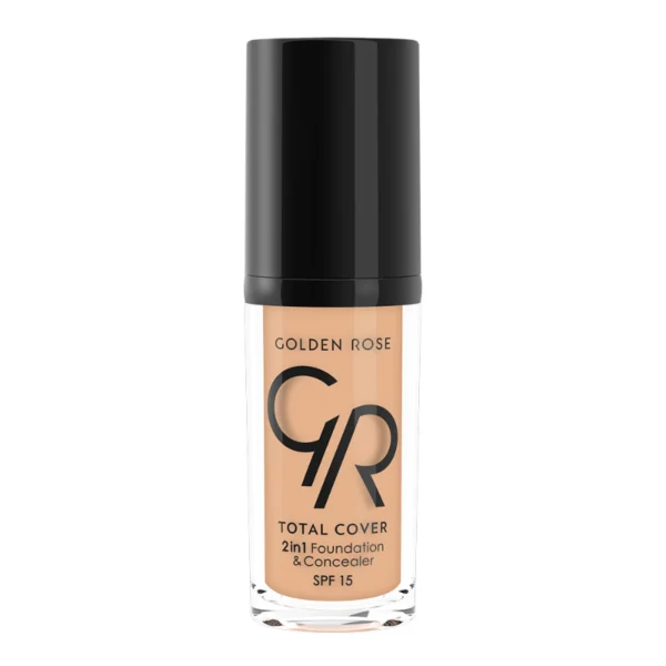 Golden Rose Total Cover 2 in 1 Foundation & Concealer 12 Light Beige