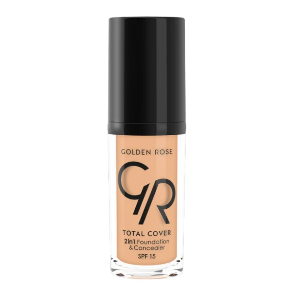 Golden Rose Total Cover 2 in 1 Foundation & Concealer 07 Natural