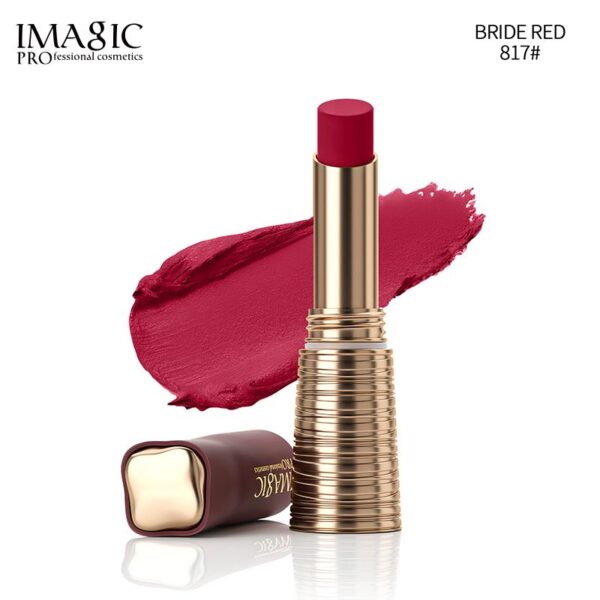 IMAGIC Waterproof Matte Long Lasting Lipstick 817# Bride Red