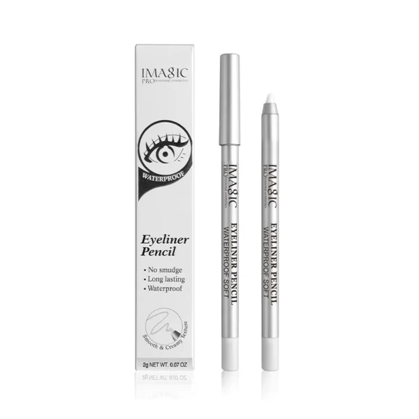 Imagic Soft Smooth Waterproof Eyeliner Pencil White Kajal EY-348 2g