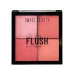 Swiss Beauty All-Day Flush Blush Palette 4 Color 11.2g