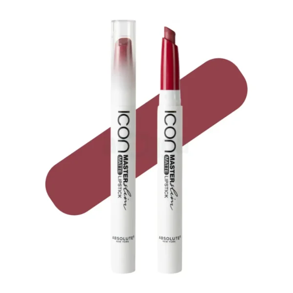 Absolute New York Icon Master Slim Matte Lipstick MLSS19 Deep Mauve
