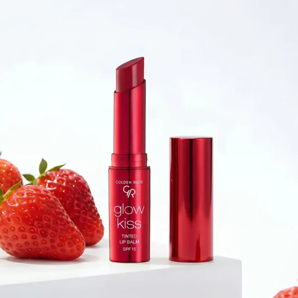 Golden Rose Glow Kiss Tinted Lip Balm Strawberry