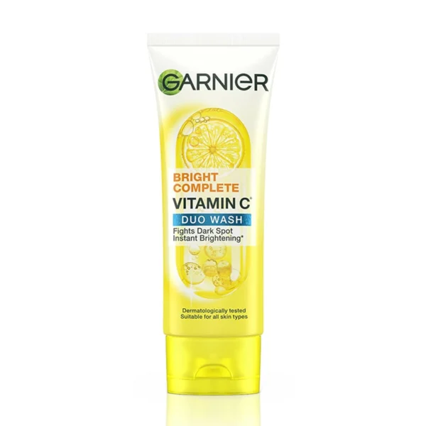 Garnier Bright Complete Brightening Duo Action Face Wash 100g
