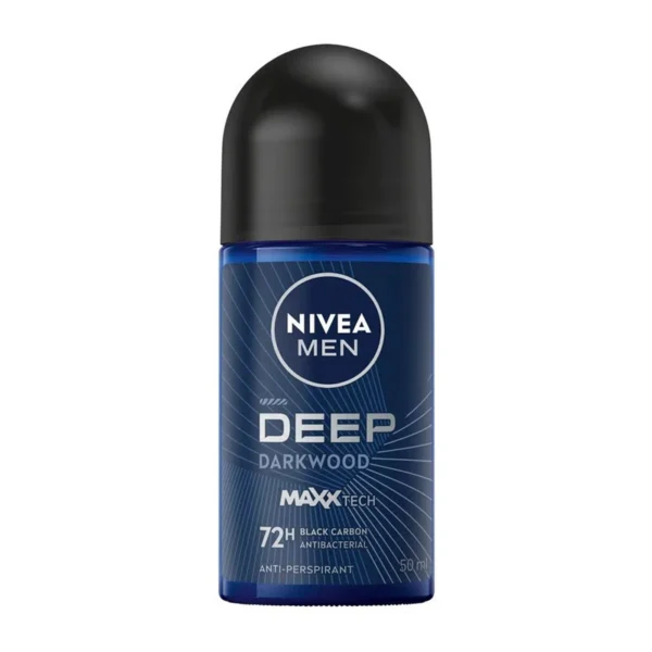 Nivea Men Deep Darkwood 72h Anti-Perspirant Deodorant Roll-On 50ml