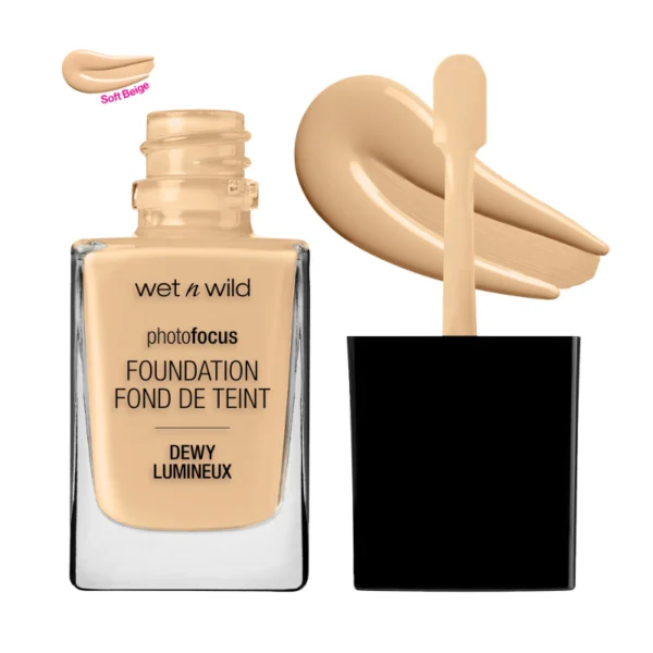Wet n Wild Photo Focus Dewy Foundation - Soft Beige 28ml