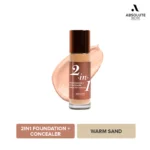 Absolute New York 2-in-1 Foundation + Concealer MFFC03 - Warm Sand 40gm