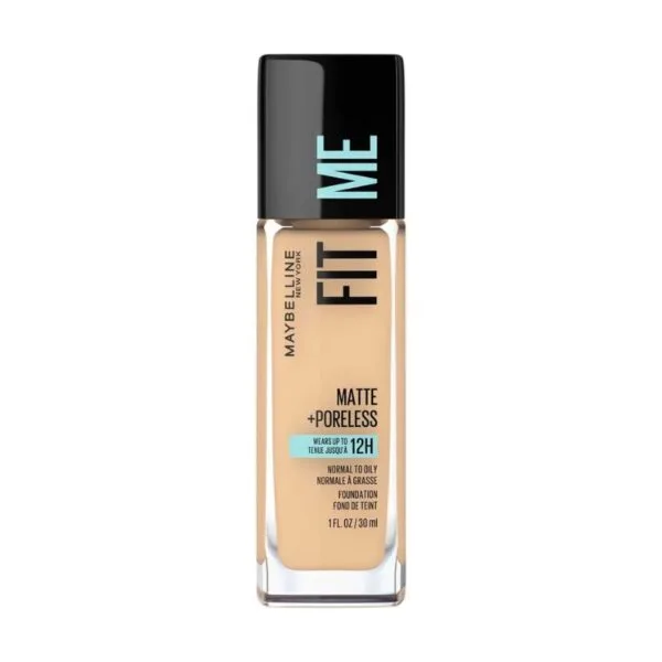 Maybelline Fit Me Matte + Poreless Foundation- Warm Nude 128 30ml