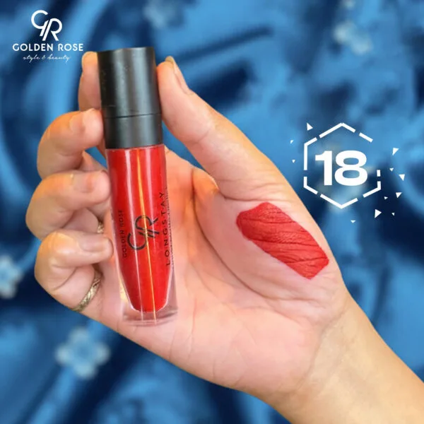 Golden Rose Longstay Liquid Matte Lipstick 18 Maroon