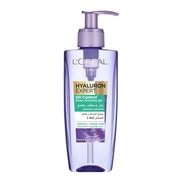 L’Oreal Hyaluron Expert Oil Control Deep Cleansing Gel With Hyaluronic Acid 200ml