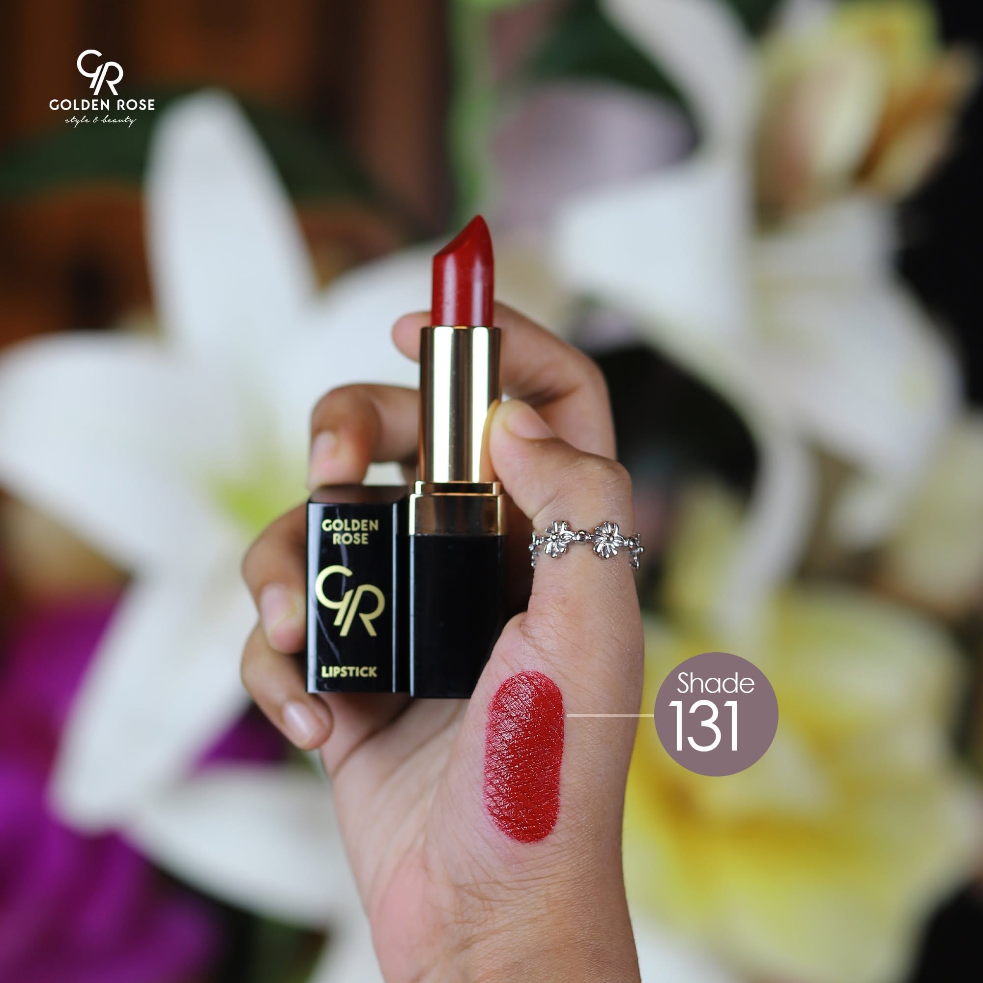 Golden Rose Lipstick | Rich Color & Smooth Finish | Color World Golden Rose Lipstick 131 - Image 1