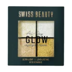 Swiss Beauty All Day Glow Highlighter Palette